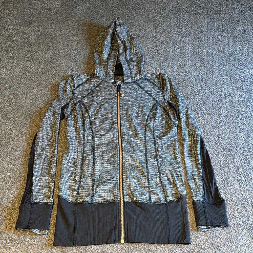 Lululemon Daily Practice Jacket Coco Pique